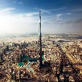 Burj Khalifa Tower in Dubai, UAE