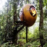 "Free Spirit Spheres" in Qualicum Beach, BC, Canada