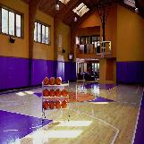 Full Size Indoor Basketball Gym in a House