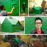 Green Monopoly House in Toronto, Canada