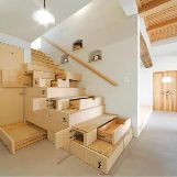 Stairs with built-in Drawers