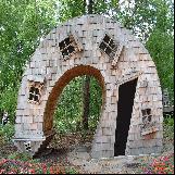 Twisted House in Indianapolis, USA