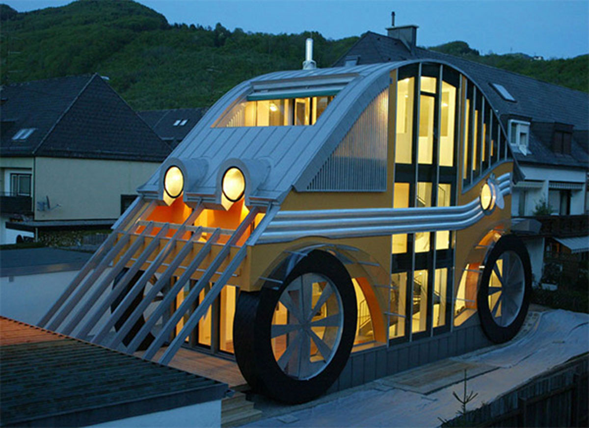Amazing Car House Design