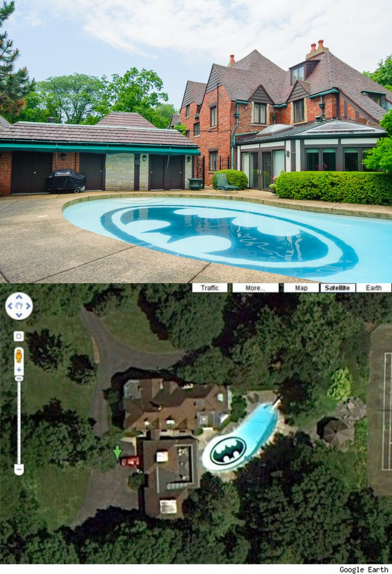 Batman's Pool on Google Maps